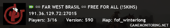 ██ FAR WEST BRASIL ██ FREE FOR ALL (!SKINS)