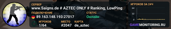 www.Saigns.de # AZTEC ONLY # Ranking, LowPing