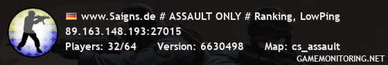 www.Saigns.de # ASSAULT ONLY # Ranking, LowPing