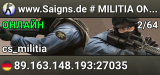 www.Saigns.de # MILITIA ONLY # Ranking, LowPing
