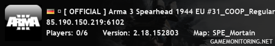 � [ OFFICIAL ] Arma 3 Spearhead 1944 EU #31_COOP_Regular