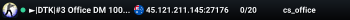 ████►|DTK|#3 Office DM 100TICK