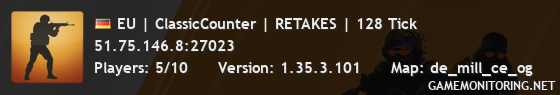 EU | ClassicCounter | RETAKES | 128 Tick