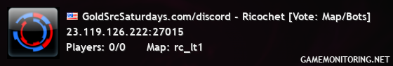GoldSrcSaturdays.com/discord - Ricochet [Vote: Map/Bots]