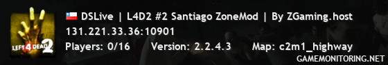 DSLive | L4D2 #2 Santiago ZoneMod | By ZGaming.host