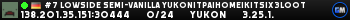 #7 LowSide Semi-Vanilla Yukon|Tpa|Home|Kits|X3Loot