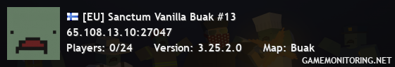 [EU] Sanctum Vanilla Buak #13