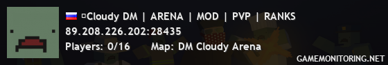 Cloudy DM | ARENA | MOD | PVP | RANKS