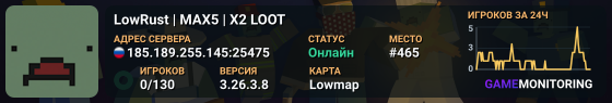 LowRust | MAX5 | X2 LOOT