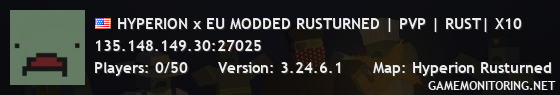 HYPERION x EU MODDED RUSTURNED | PVP | RUST| X10