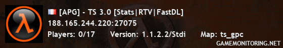 [APG] - TS 3.0 [Stats|RTV|FastDL]