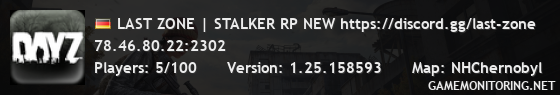 LAST ZONE | STALKER RP NEW https://discord.gg/last-zone