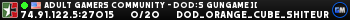 Adult Gamers Community - DOD:S Gungame ][