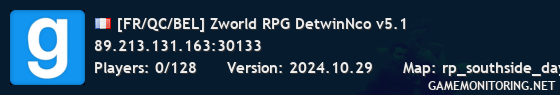 [FR/QC/BEL] Zworld RPG DetwinNco v5.1