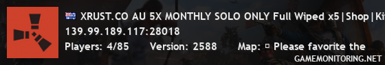 XRUST.CO AU 5X MONTHLY SOLO ONLY Full Wiped x5|Shop|Kits|Skins| XRUST.CO AU 5X MONTHLY SOLO ONLY Full Wiped x5|Shop|Kits|Skins|