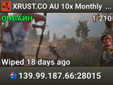 XRUST.CO AU 10x Monthly Solo/Duo/Trio/Quad - Skins - Pvp - ORP