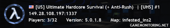 [US] Ultimate Hardcore Survival (+ Anti-Rush)  | [UHS] #1