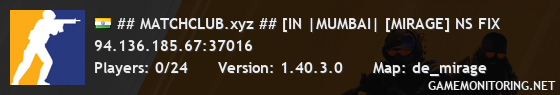 ## MATCHCLUB.xyz ## [IN |MUMBAI| [MIRAGE] NS FIX