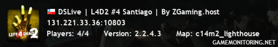 DSLive | L4D2 #4 Santiago | By ZGaming.host