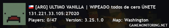 [ARG] ULTIMO VANILLA | WIPEADO todos de cero ÚNETE