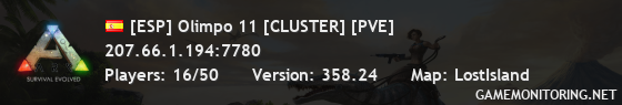 [ESP] Olimpo 11 [CLUSTER] [PVE]