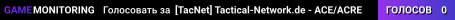 [TacNet] Tactical-Network.de - ACE/ACRE