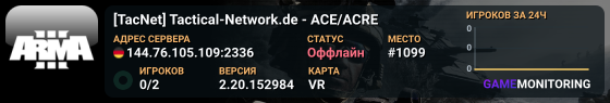 [TacNet] Tactical-Network.de - ACE/ACRE