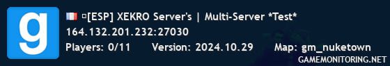 ★[ESP] XEKRO Server's | Multi-Server *Test*