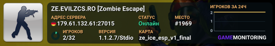ZE.EVILZCS.RO [Zombie Escape]