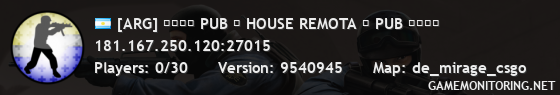 [ARG] ▄▄▀▀ PUB ♪ HOUSE REMOTA ♪ PUB ▀▀▄▄