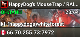 HappyDog's MouseTrap / RANKED / Modded Zeds/Weapons/Maps