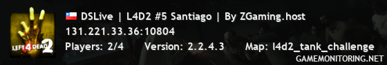 DSLive | L4D2 #5 Santiago | By ZGaming.host