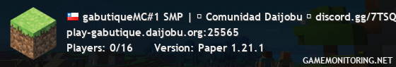 gabutique#4 Minecraft | ☯ Comunidad Daijobu ♪ discord.gg/7TSQe9XKZ6 | ⚑ gabutique.daijobu.org