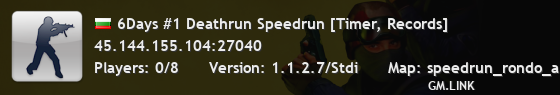 6Days #1 Deathrun Speedrun [Timer, Records]