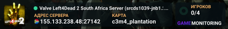 Valve Left4Dead 2 South Africa Server (srcds1039-jnb1.213.128)