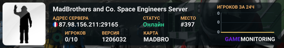 MadBrothers and Co. Space Engineers Server