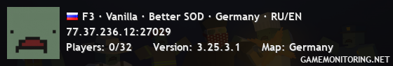 F3 · Vanilla · Better SOD · Germany · RU/EN