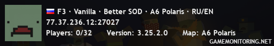 F3 · Vanilla · Better SOD · A6 Polaris · RU/EN