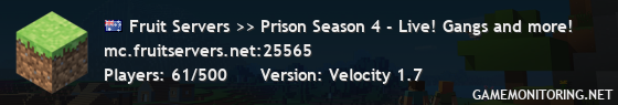 Fruit Servers >> Prison Season 4 - Live! Gangs and more!