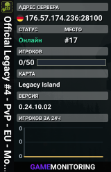 Official Legacy #4 - PvP - EU - Monthly Wipes 10x XP