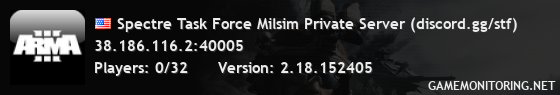 Spectre Task Force Milsim Private Server (discord.gg/stf)