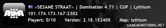 =SESAME STRAAT= | Domination 4.71 | CUP | Lythium =SESAME STRAAT= | Domination 4.71 | CUP | Lythium
