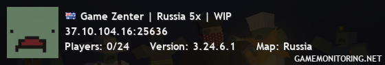 Game Zenter | Russia 5x | WIP