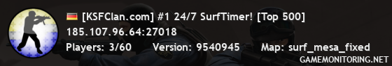 [KSFClan.com] #1 24/7 SurfTimer! [Top 500]