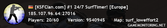 [KSFClan.com] #1 24/7 SurfTimer! [Europe]