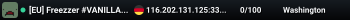  [EU] Freezzer #VANILLA #2 [Discord|Stats|Pure]