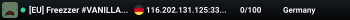  [EU] Freezzer #VANILLA #4 [Discord|Stats|Pure]