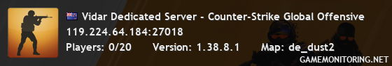 Vidar Dedicated Server - Counter-Strike Global Offensive