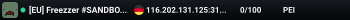  [EU] Freezzer #SANDBOX #1 [Save|Load|PvP]
