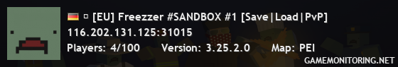  [EU] Freezzer #SANDBOX #1 [Save|Load|PvP]